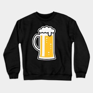 German Beer Stein (Beer Glass / Tankard / L / 3C) Crewneck Sweatshirt